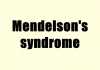 Hội chứng Mendelson (Mendelson's Syndrome)