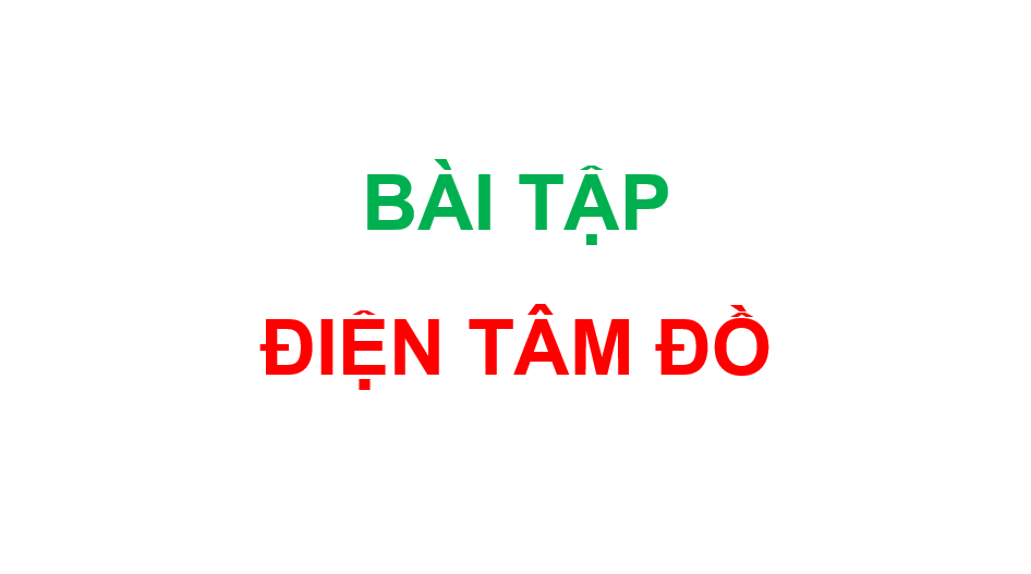 Bài tập điện tâm đồ PDF