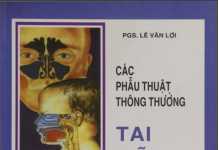 Các phẫu thuật thông thường Tai Mũi Họng PDF