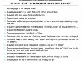 20 lý do làm bác sĩ thật sướng