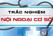Trắc nghiệm nội ngoại cơ sở ĐH Y Dược TP.HCM